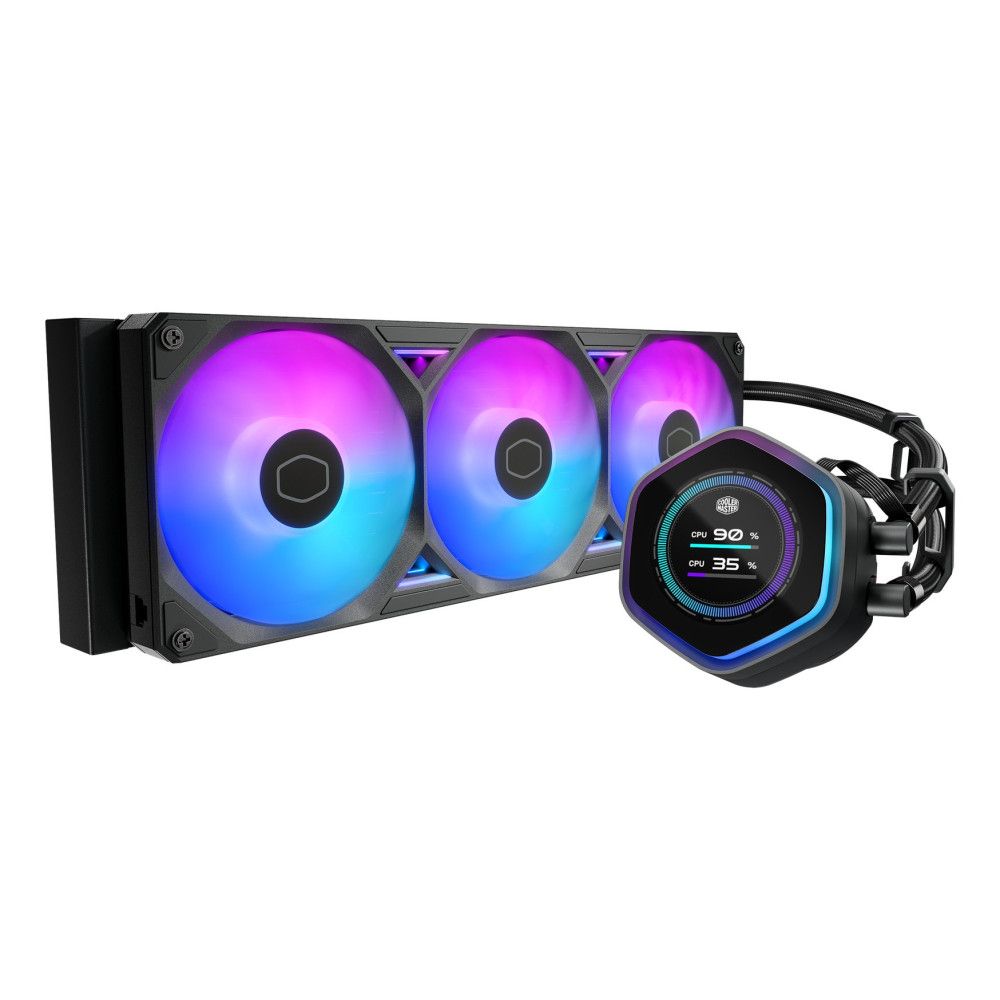 Cooler Master MasterLiquid 360 Atmos II LCD - Sistema di refrigerazione a liquido per il processore - Dimensioni del radiatore: 